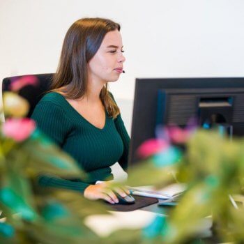 Receptionist(e) m/v (parttime)